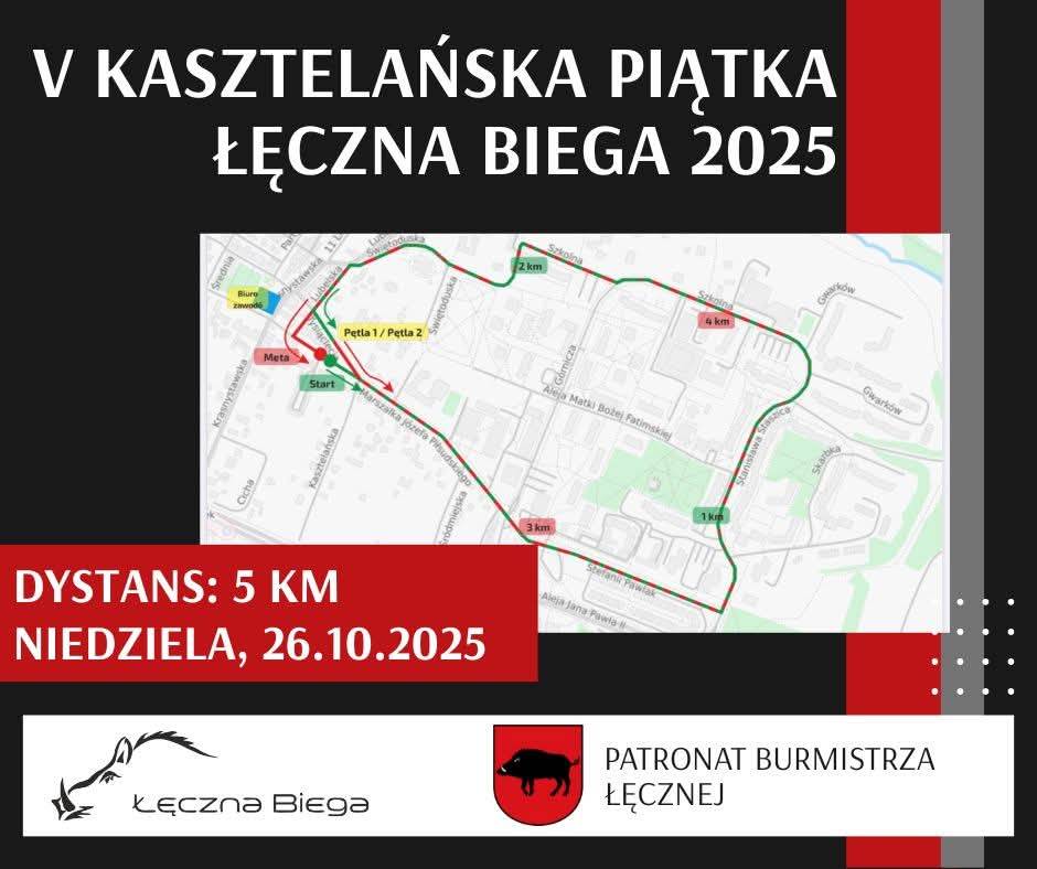 Łęczna pobiegnie w niedzielę