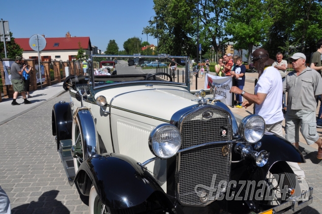 Rajd zabytkowych samochodów - 24 maja 2014 Łęczna