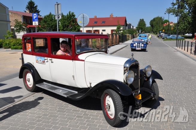 Rajd zabytkowych samochodów - 24 maja 2014 Łęczna