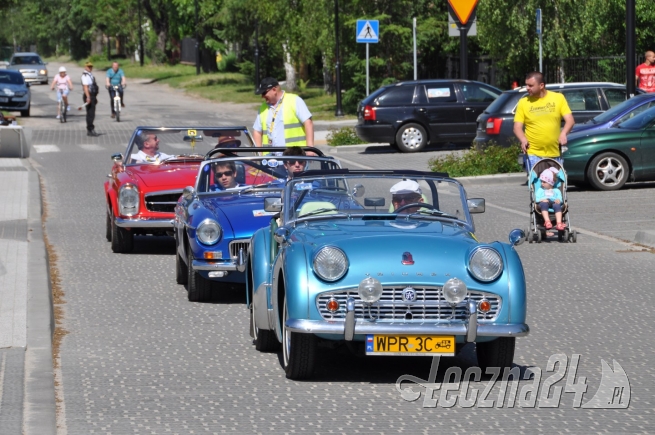 Rajd zabytkowych samochodów - 24 maja 2014 Łęczna
