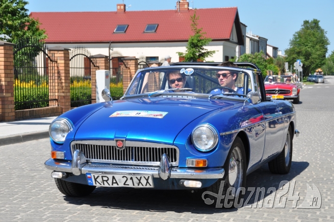 Rajd zabytkowych samochodów - 24 maja 2014 Łęczna