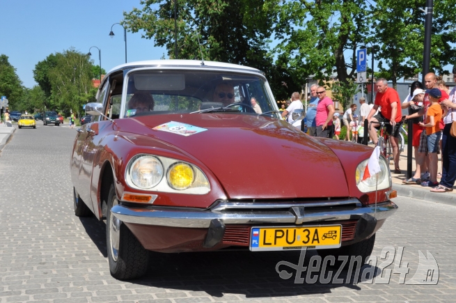 Rajd zabytkowych samochodów - 24 maja 2014 Łęczna