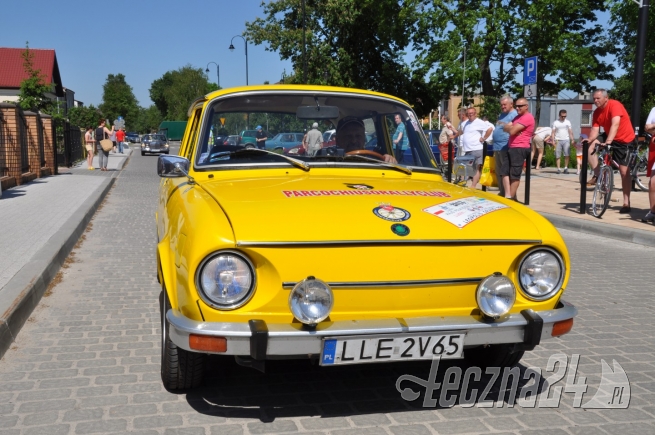 Rajd zabytkowych samochodów - 24 maja 2014 Łęczna