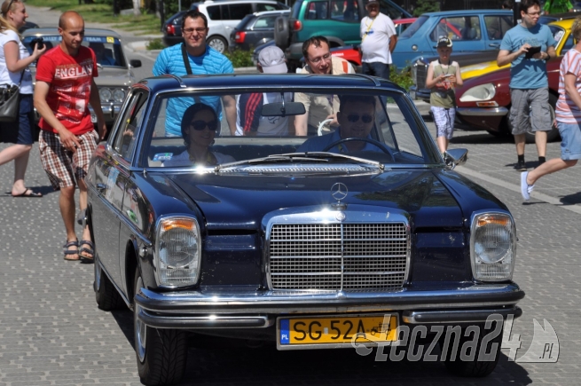Rajd zabytkowych samochodów - 24 maja 2014 Łęczna