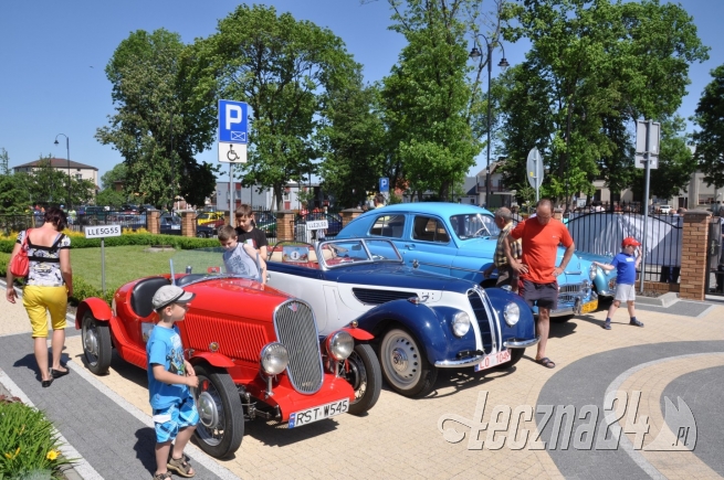 Rajd zabytkowych samochodów - 24 maja 2014 Łęczna