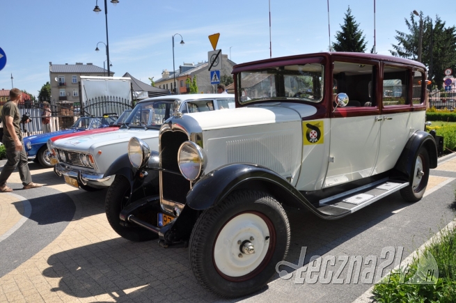 Rajd zabytkowych samochodów - 24 maja 2014 Łęczna