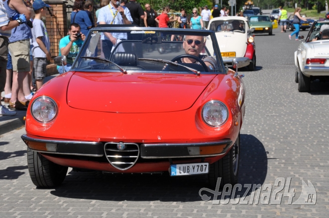 Rajd zabytkowych samochodów - 24 maja 2014 Łęczna