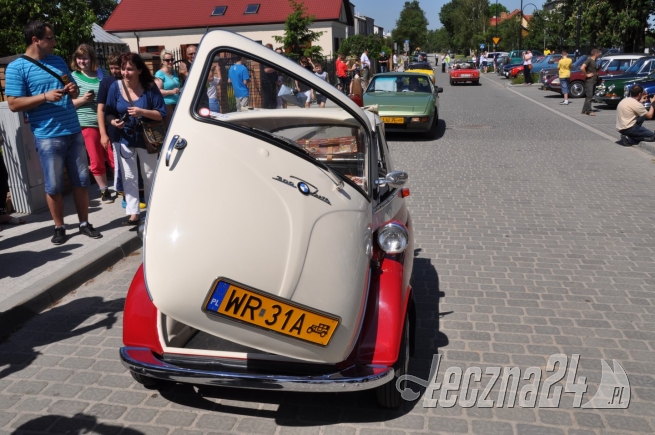 Rajd zabytkowych samochodów - 24 maja 2014 Łęczna