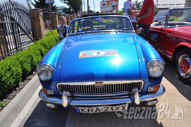 Rajd zabytkowych samochodów - 24 maja 2014 Łęczna