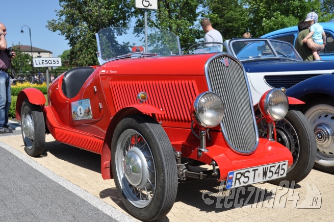 Rajd zabytkowych samochodów - 24 maja 2014 Łęczna