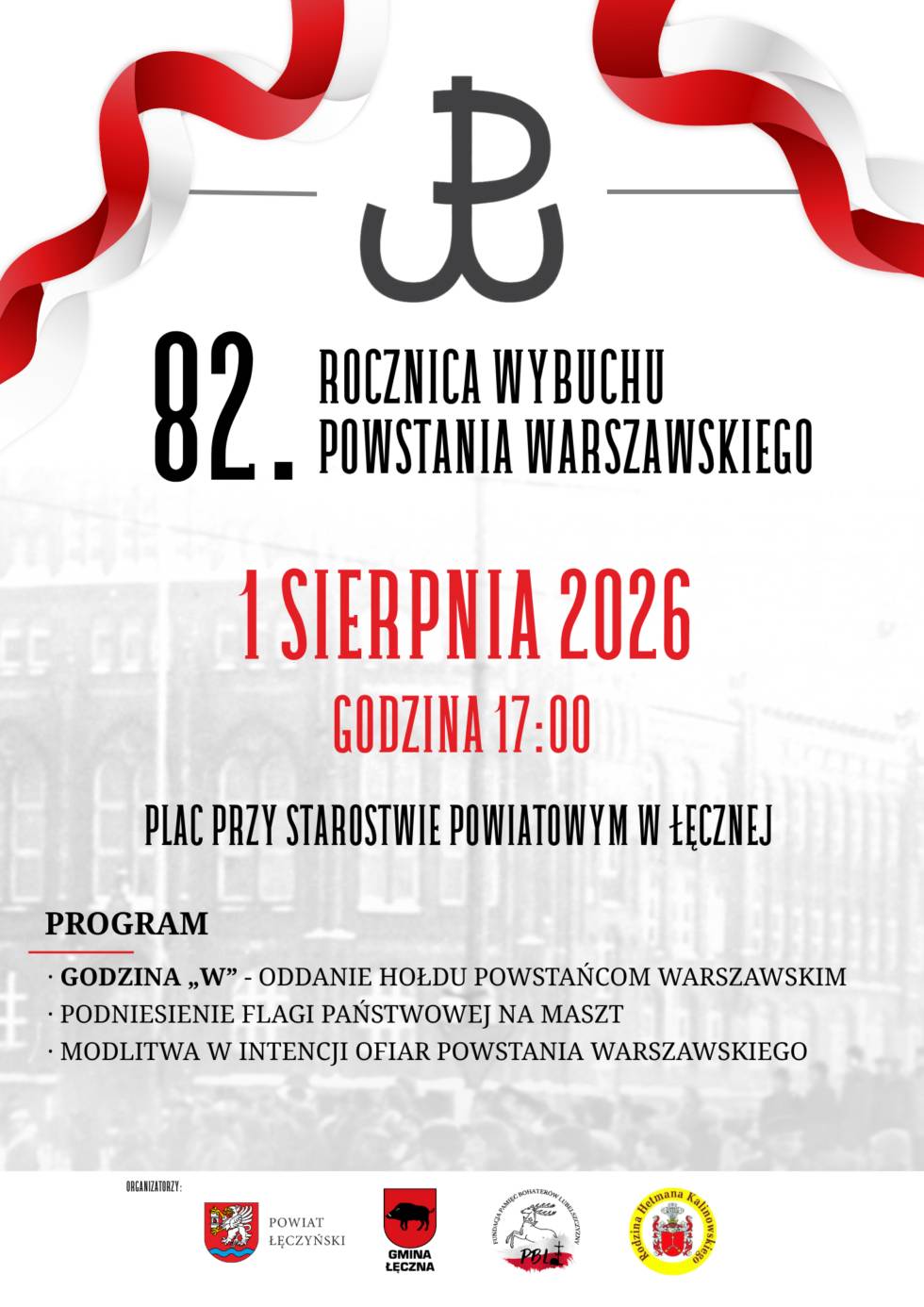 82. rocznica wybuchu Powstania Warszawskiego