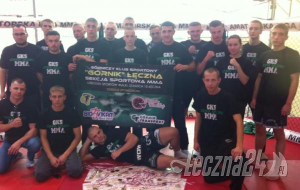 Worek medali dla sekcji MMA Górnika Łęczna