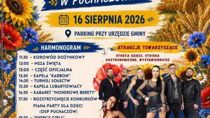 Dożynki Gminne w Puchaczowie już w tę niedzielę. Zobacz, kto wystąpi