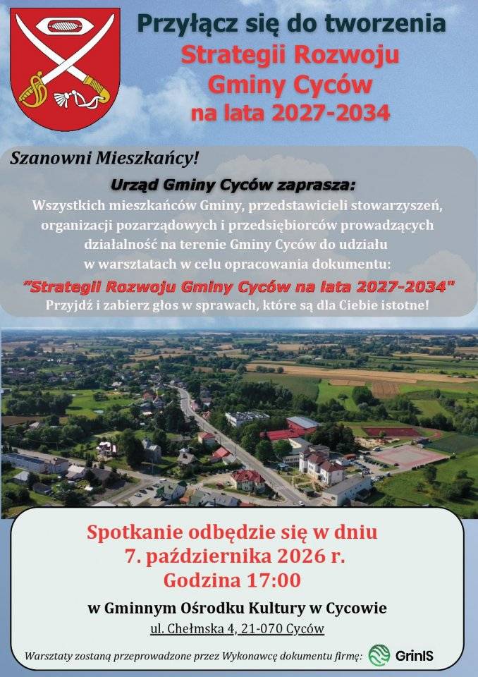 Jaka ma być gmina Cyców do 2034 roku