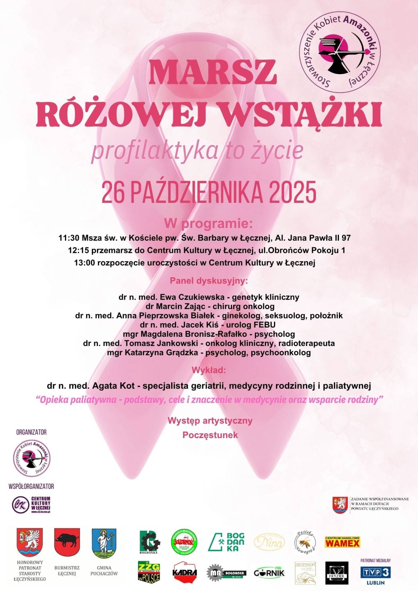 Niedzielny Marsz różowej wstążki